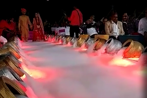 best bride groom entry udaipur