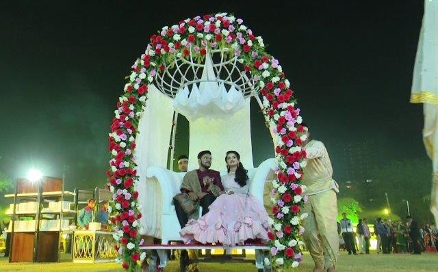 indian bride groom entry theme udaipur
